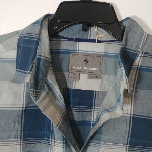 Royal Robbins Long Sleeve Mens Button Down Shirt - Size Medium - Pre-Owned - LDJ - Picture 4 of 6